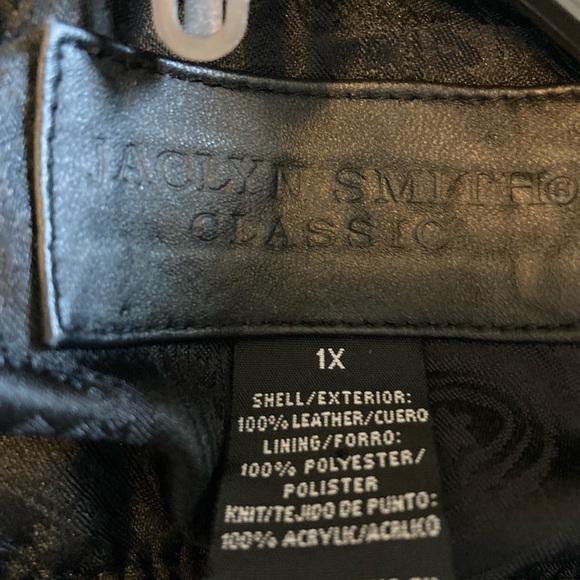 Women’s leather jacket sweater - Picture 2 of 6